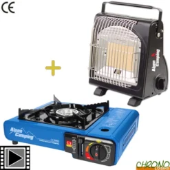 Pack Alpen Camping Chauffage + Réchaud Portable