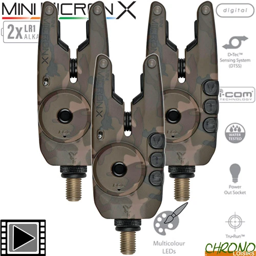 Détecteur Fox Mini Micron X Camo (les 3) 1 Détecteur Fox Mini Micron X Camo (les 3)