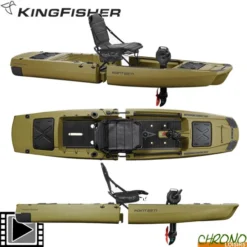 Kayak Point 65°N KingFisher Solo Modulable Vert Armée 1 Place