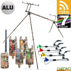 Pack Détection Carp Design Bank Pod Darkness 4D Camo Blade