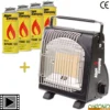 Pack Alpen Camping Chauffage Portable + 4 Gaz
