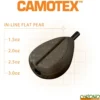Plomb Fox In Line Flat Pear Grooved Camotex
