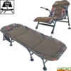 Pack Bed Level Chair Carp Design Camo Line 8 Pieds