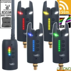 Coffret Carp Design Centrale 4 Détecteurs Darkness