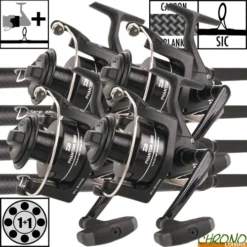 Ensemble Daiwa D'Carp 12' 3lbs 5000 BU (les 4)