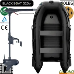 Pack Navigation Carp Spirit Black Boat 320W Brushless 80lbs