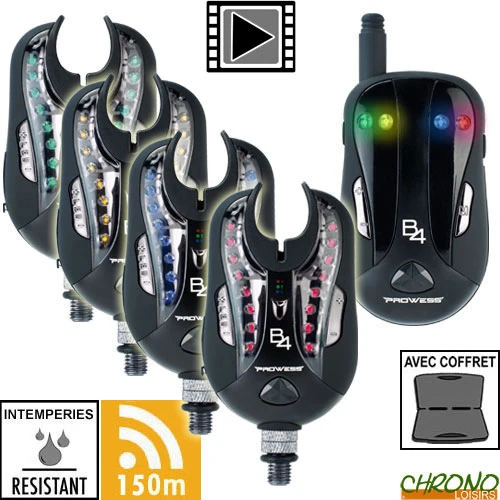 Coffret Prowess Centrale 4 Détecteurs Lithium B4 Lipo 1 Coffret Prowess Centrale 4 Détecteurs Lithium B4 Lipo