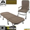 Pack Bed Level Chair Avid Carp Benchmark Memory Foam