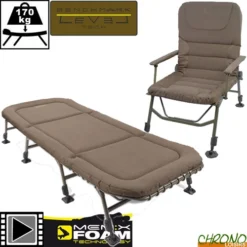 Pack Bed Level Chair Avid Carp Benchmark Memory Foam