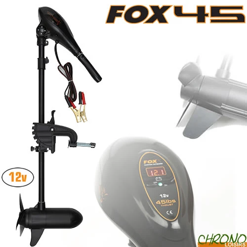 Moteur Electrique Fox 45 45lbs 12V 1 Moteur Electrique Fox 45 45lbs 12V