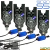 Coffret Nash 4 Détecteurs Siren S5 Digital Blue + 4 Hanger Nash