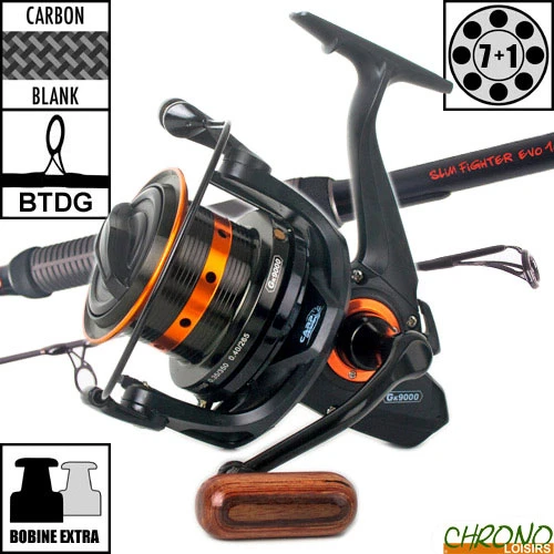 Ensemble Carp Design Slim Fighter Evo 10' 3.5lbs GK9000 1 Ensemble Carp Design Slim Fighter Evo 10' 3.5lbs GK9000
