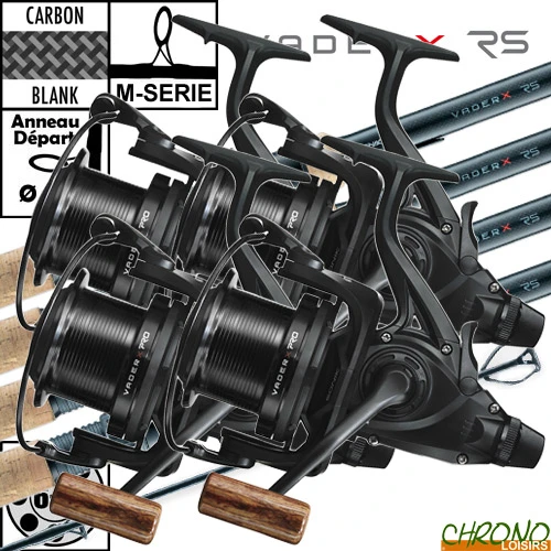 Ensemble Sonik VaderX 50mm 12' 3.5lbs Full Cork Pro FRS 10000 (les 4) 1 Ensemble Sonik VaderX 50mm 12' 3.5lbs Full Cork Pro FRS 10000 (les 4)