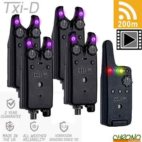 Pack Delkim New TXI-D 4D Pourpre Centrale RX-D 1 Pack Delkim New TXI-D 4D Pourpre Centrale RX-D