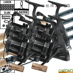 Ensemble Sonik VaderX 50mm 12' 3.5lbs Full Cork PRO 10000 (les 4)