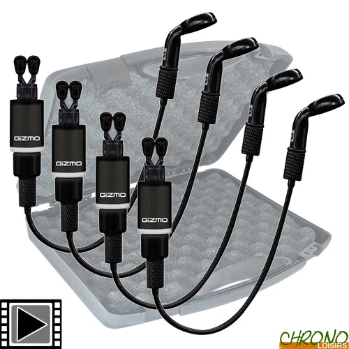 Coffret Sonik 4 Hangers Gizmo Litez Bobbins Noir 1 Coffret Sonik 4 Hangers Gizmo Litez Bobbins Noir