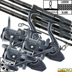 Ensemble Daiwa Black Widow 10' 3lbs (les 3)