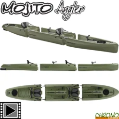 Kayak Point 65°N Mojito Angler Duo Sit-On-Top Modulable Vert 2 Places